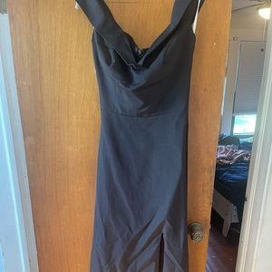Black Elegant Off the shoulder dress